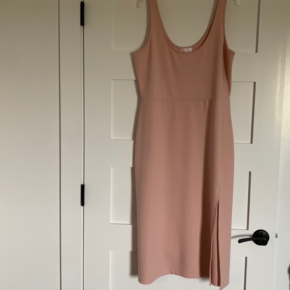 Leith midi dress with slit